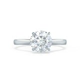 1.20 CT Round Shaped Moissanite Solitaire Engagement Ring 2